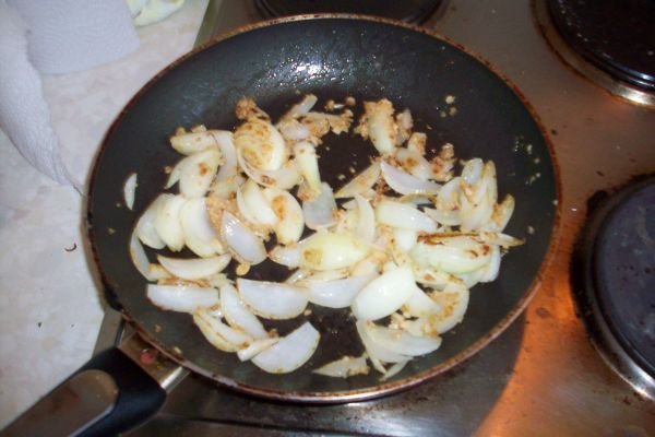 Onions after the browning